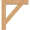Ekena Millwork Traditional Block Smooth Bracket w/ Offset Brace, Western Red Cedar, 7 1/2"W x 36"D x 40"H BKT0806X36X40TRA05SWR - alternate 2